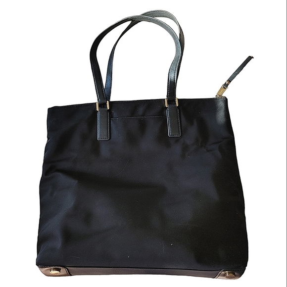 Michael Kors Nylon Leather Tote Bag - Picture 2 of 16